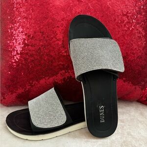 Dunes Rhinestone Slide Sandals